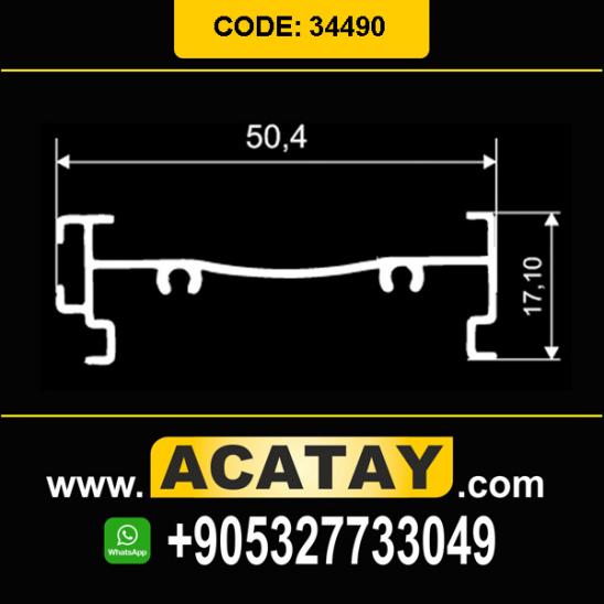 Aluminum Headrail 50mm